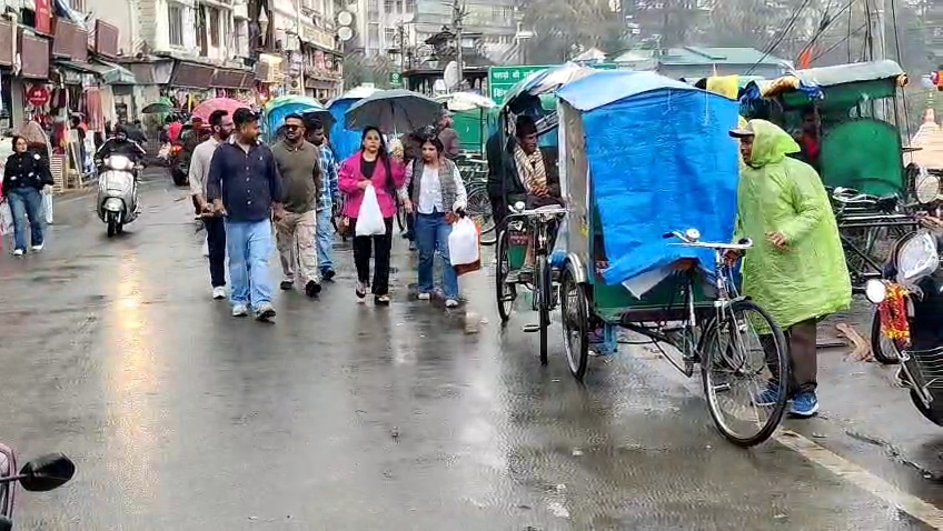 Weather takes a turn in Mussoorie; showers enhance its charm