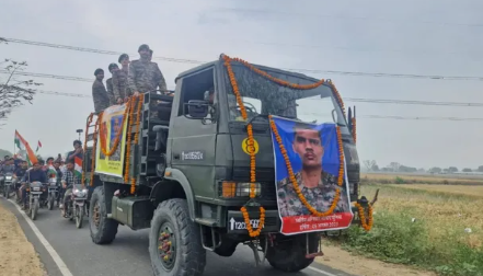 उत्तराखंड आपदा में लापता अग्निवीर सचिन पौनियां बलिदानी घाेषित, हाथरस