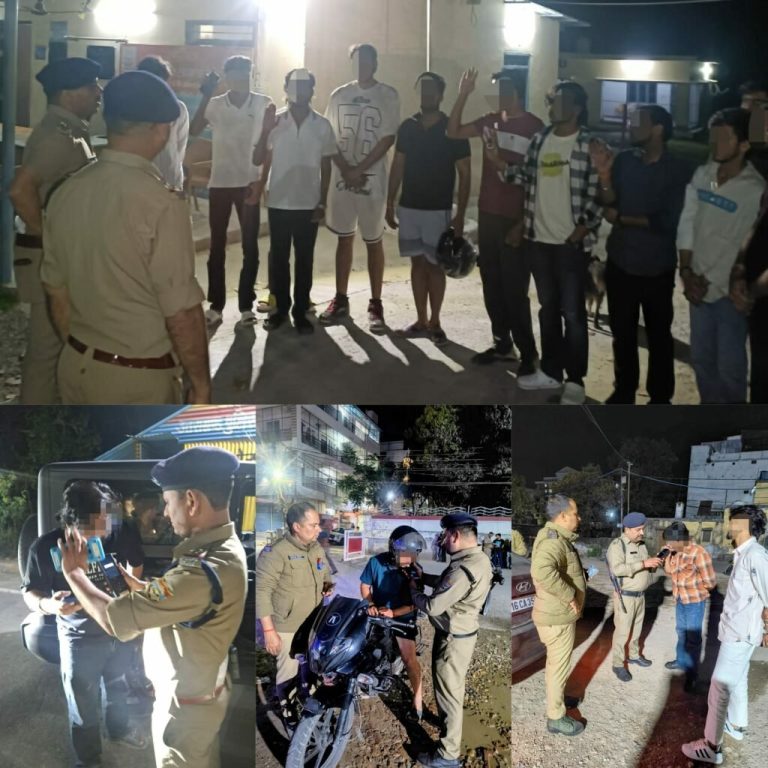 ऑपरेशन नाईट वॉच” में दून पुलिस की बड़ी कार्रवाई, हुड़दंगियों