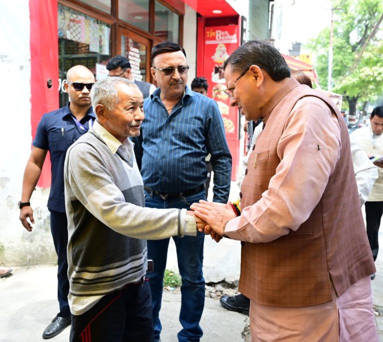 CM Dhami visits site to investigate Helpline complaint