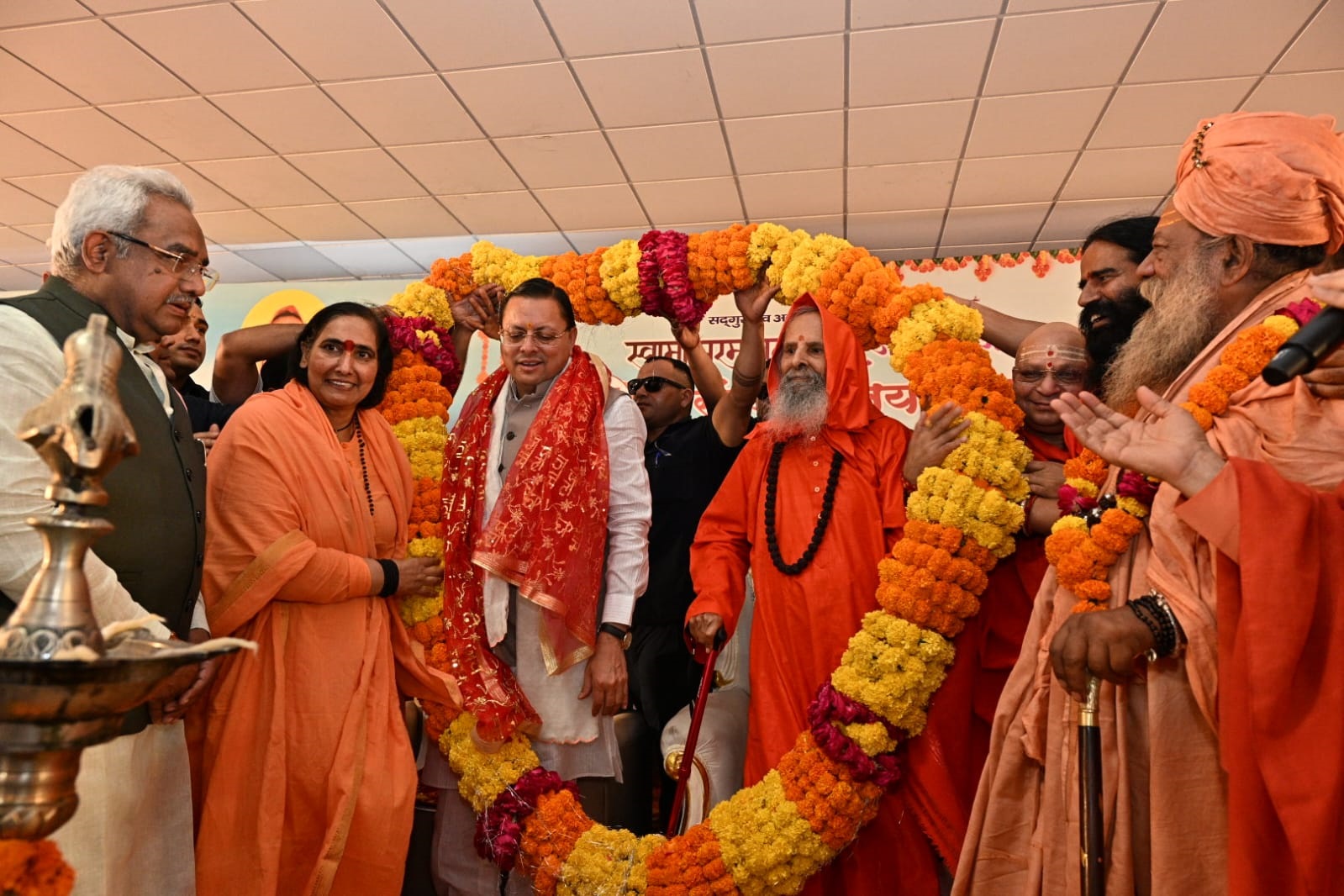 CM inaugurates Akhand Param Dham Ganga Ghat under Namami Gange