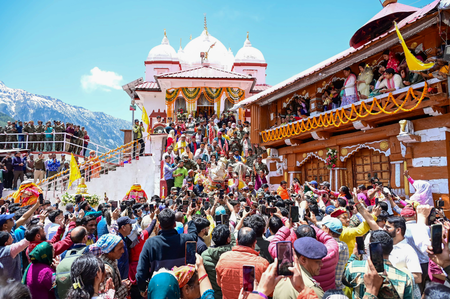 Char Dham Yatra begins with opening of Gangotri, Yamunotri temples