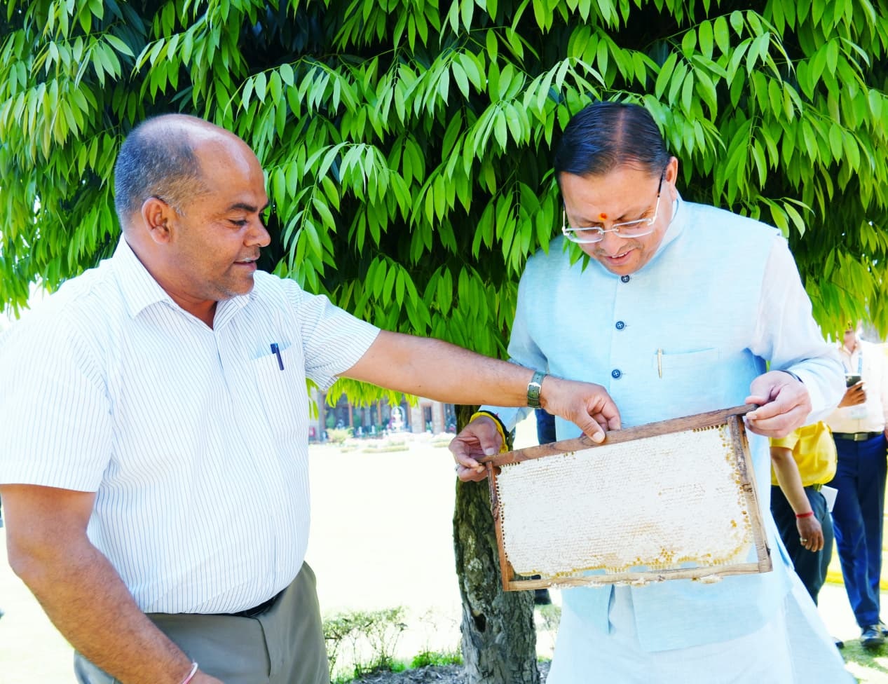 Dhami stresses on special policy to boost beekeeping in U’khand