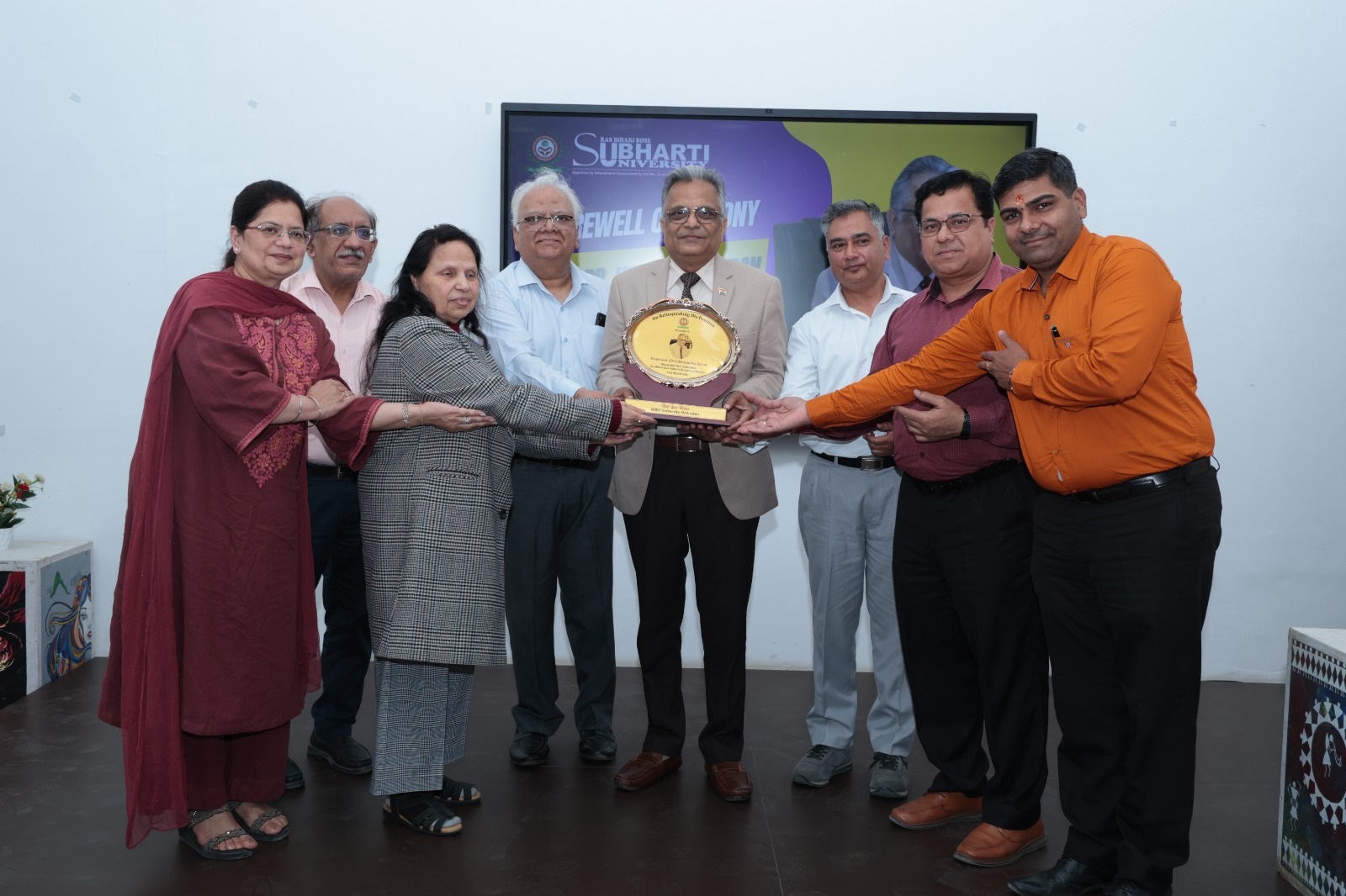 Dr Himanshu Aeran bid farewell on taking up new national
