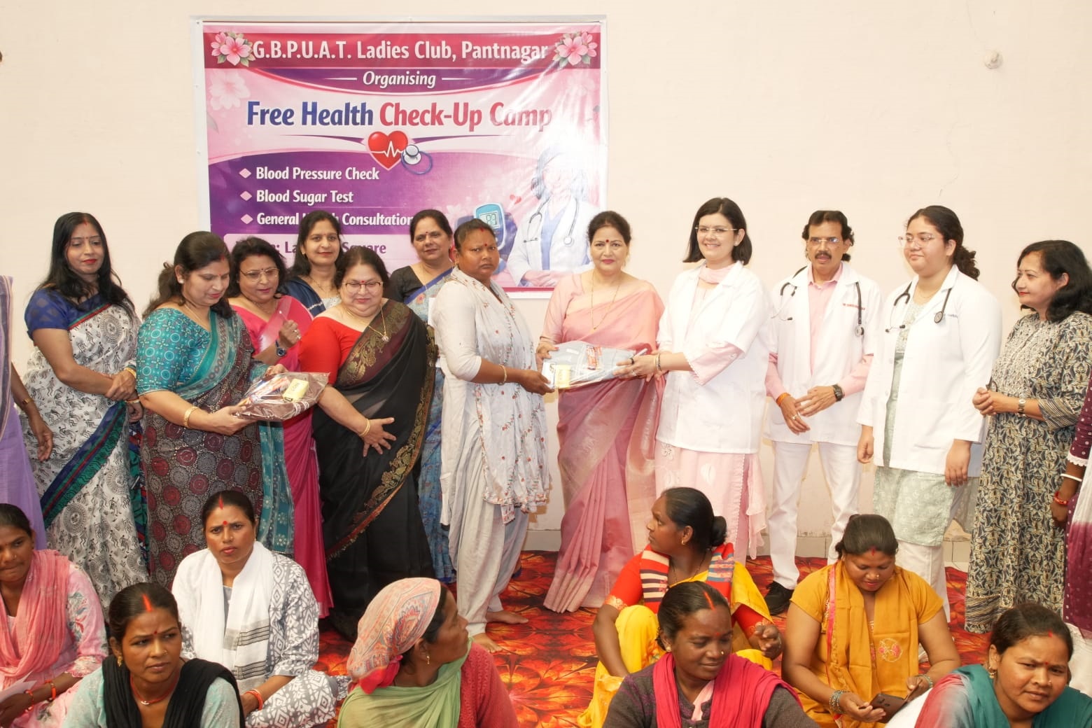 Free Check-up Camp held for Women’s Health Awareness at GBPUAT