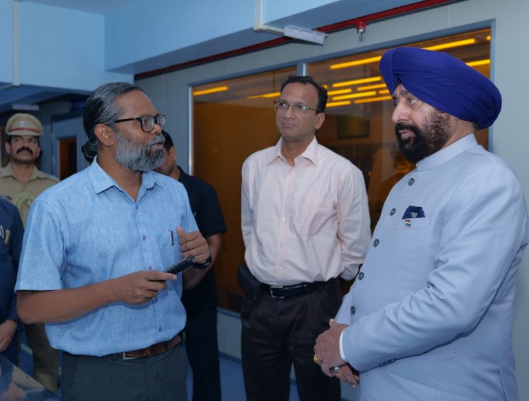 Gov visits IISc in Bengaluru, catches up on latest research