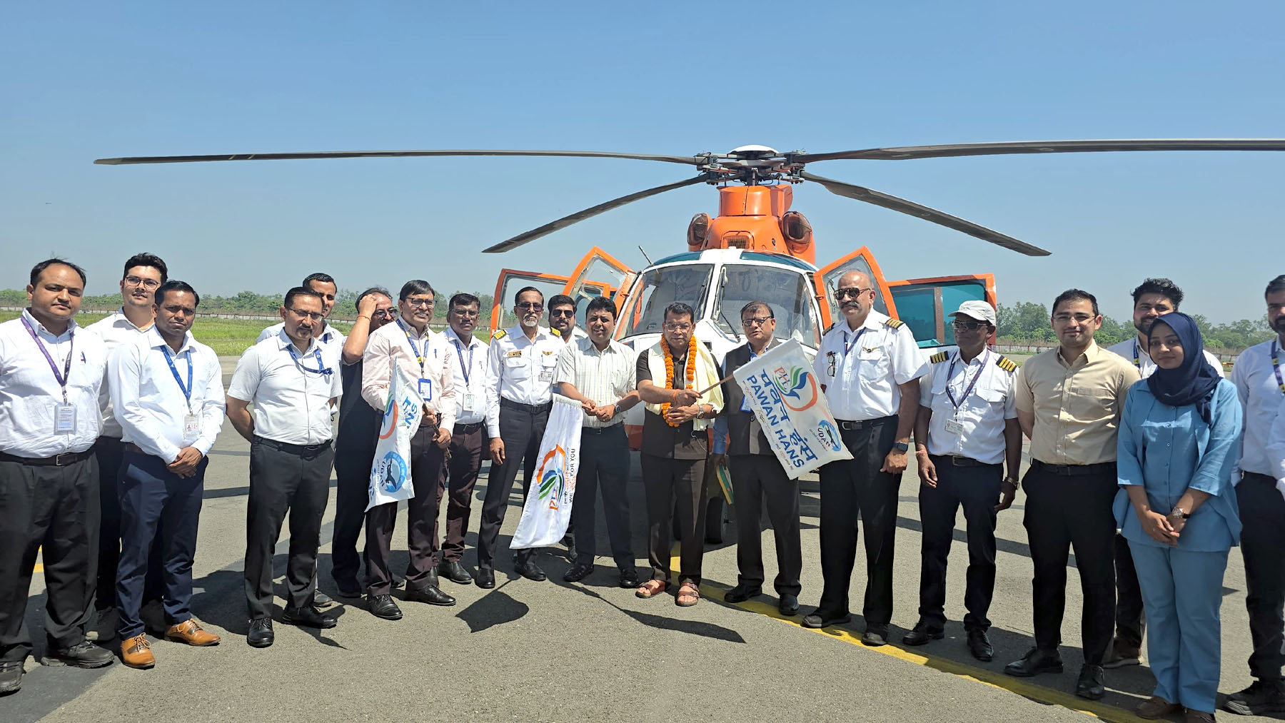 Heli service to Naukuchiatal inaugurated from Pantnagar Airport