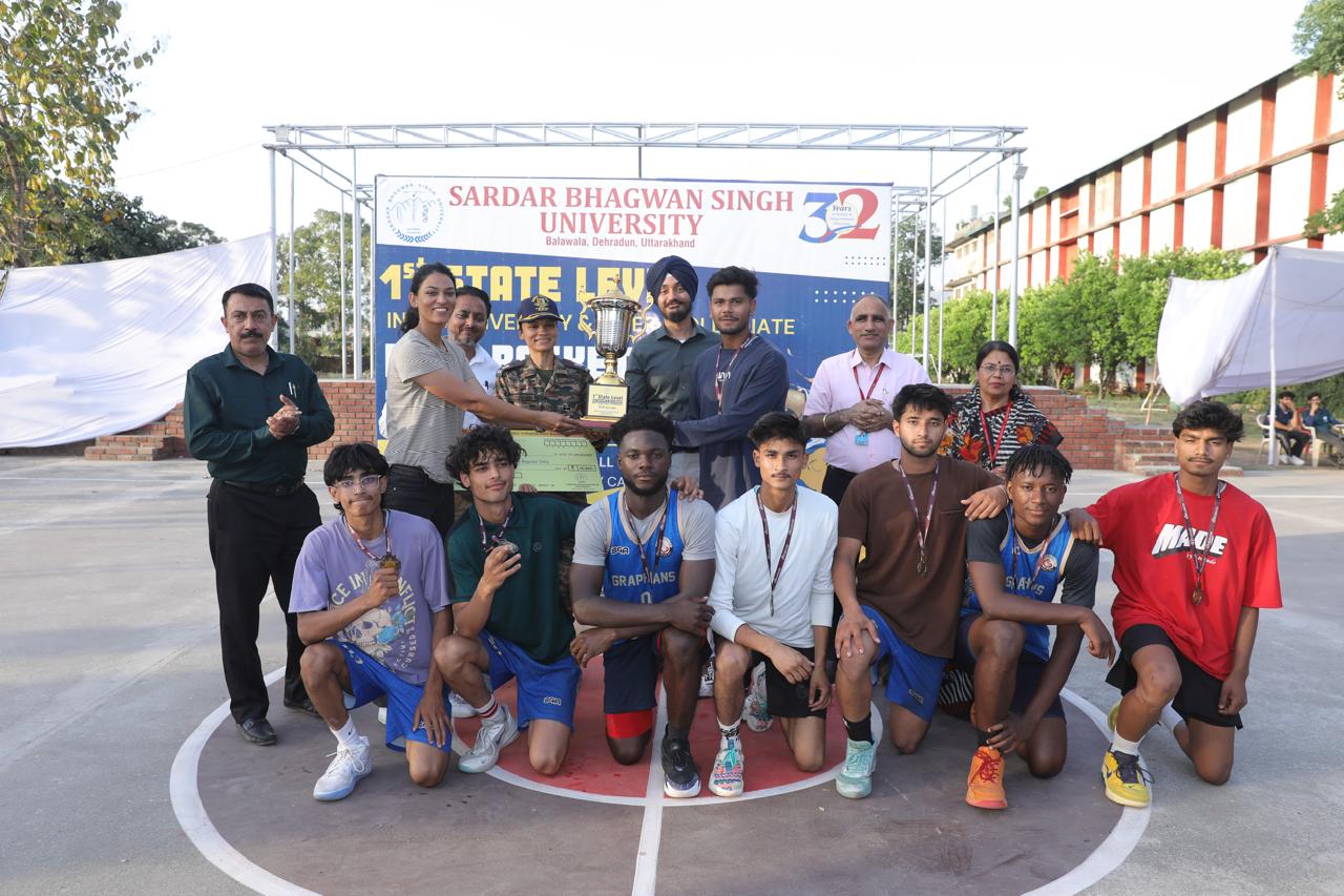 Sardar Bhagwan Singh University hosts its 1st State Basketball Tournament;