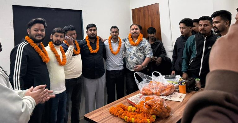 Saurav Sonkar elected Youth Congress Mussoorie City President