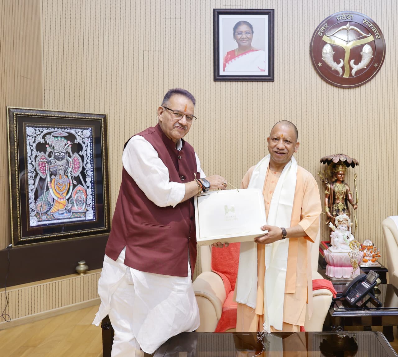 कृषि मंत्री गणेश जोशी ने उत्तर प्रदेश के मुख्यमंत्री योगी