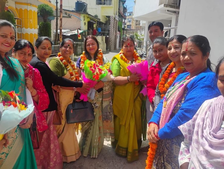 टिहरी जनपद में भाजपा महिला मोर्चा प्रदेश अध्यक्ष  रुचि भट्ट