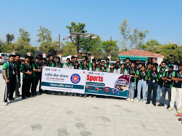 तुलाज़ इंस्टीट्यूट में सात दिवसीय एनएसएस विशेष शिविर का सफल