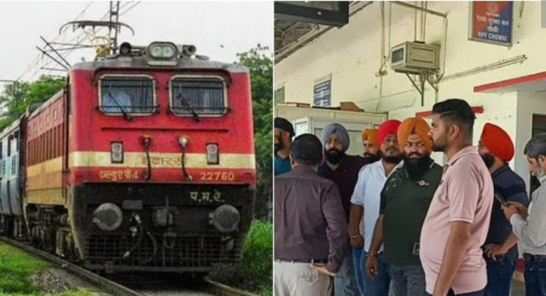 दिल्ली जा रही ट्रेन में हथियारबंद लुटेरे चढ़े, दो कर्मचारियों