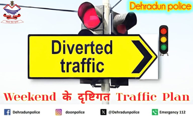 वीकेंड पर मसूरी–ऋषिकेश में ट्रैफिक प्लान लागू, पुलिस अलर्ट -