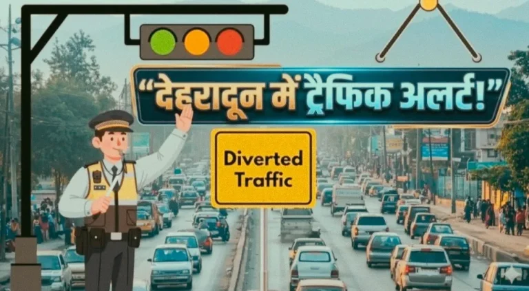 वीवीआईपी भ्रमण: देहरादून में ट्रैफिक व्यवस्था बदली, वैकल्पिक रूट तय