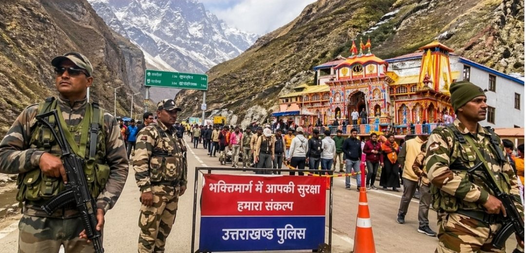 श्रद्धालुओं की सुरक्षा सर्वोपरि: चारधाम मार्ग पर 7000 जवान तैनात