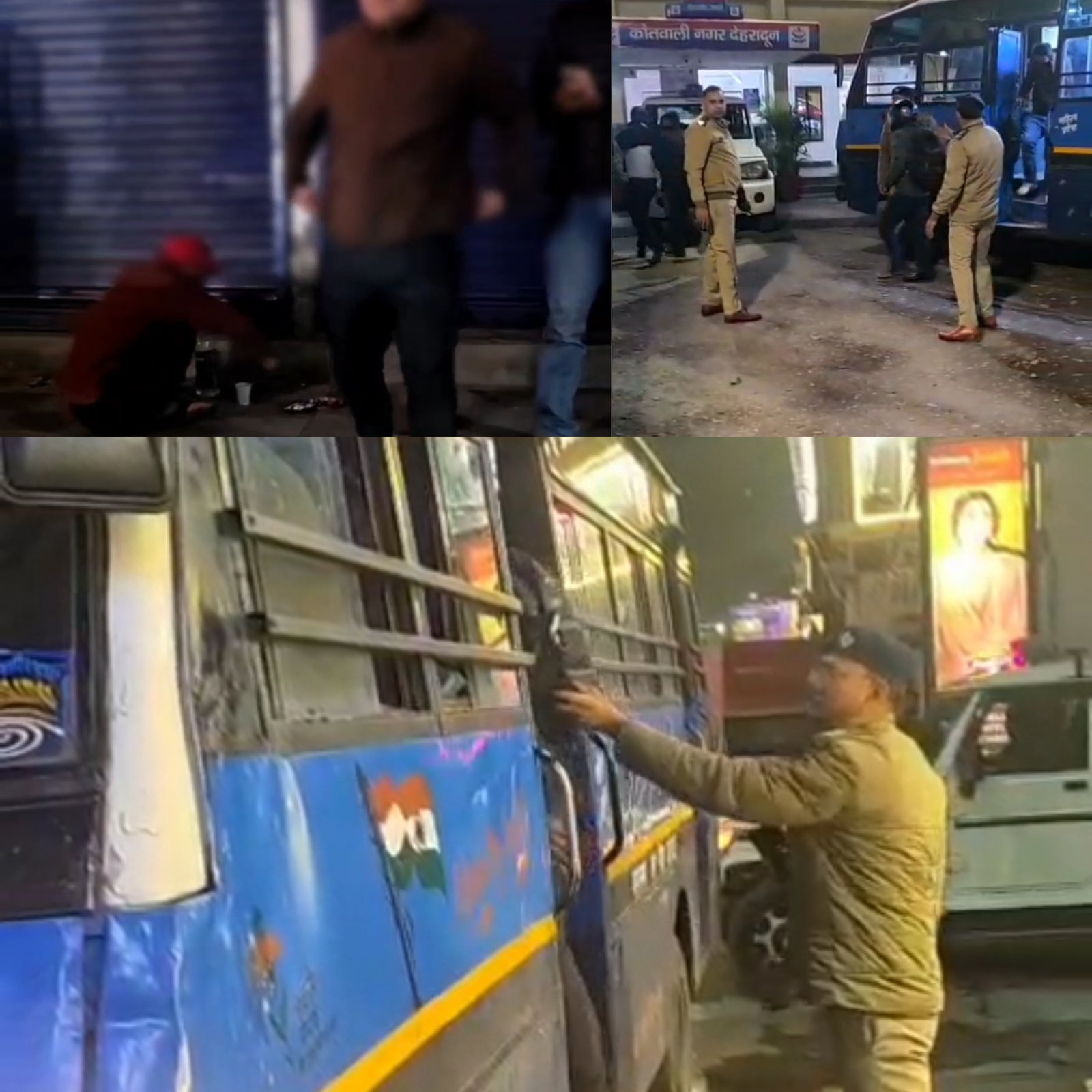 सड़क किनारे शराब पीना पड़ा भारी, 35 लोगों पर पुलिस