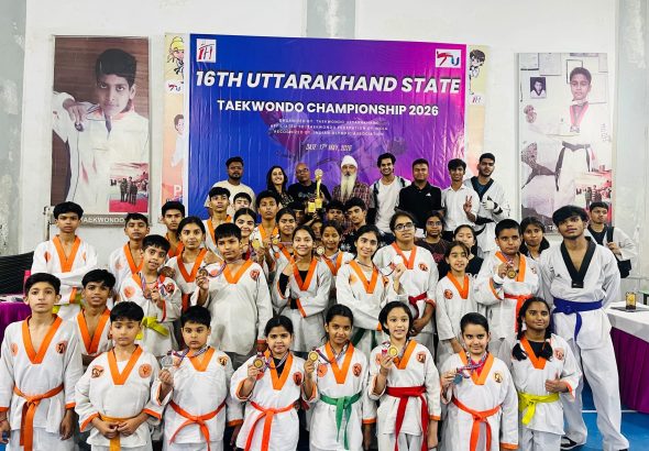 Athletes showcase prowess at 16th Uttarakhand State Taekwondo Championship