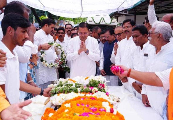 CM, BJP leaders bid emotional farewell to former CM BC