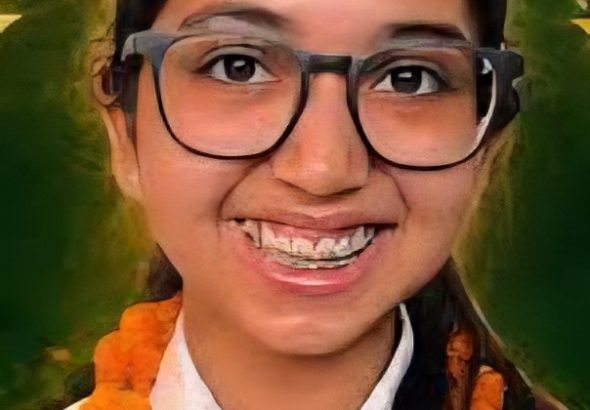 CM interacts with CBSE topper Arina Raghuwansh