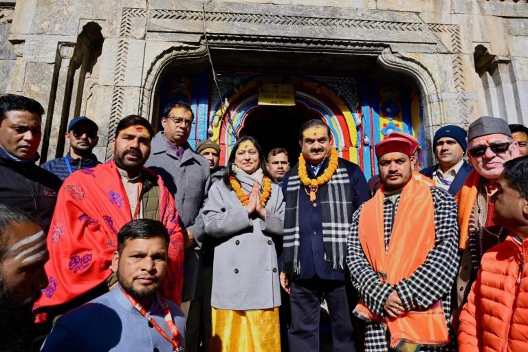 Gautam Adani offers puja at Kedarnath, also conducts aerial survey
