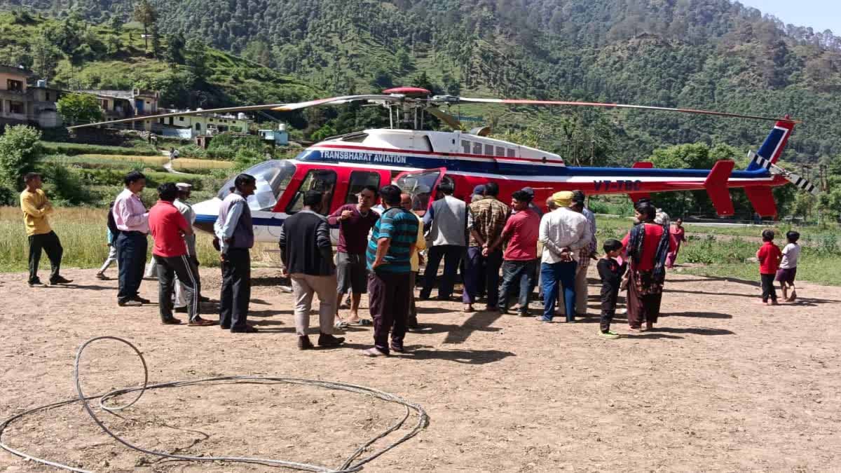 Helicopter hits high-tension line in Tehri, makes emergency landing