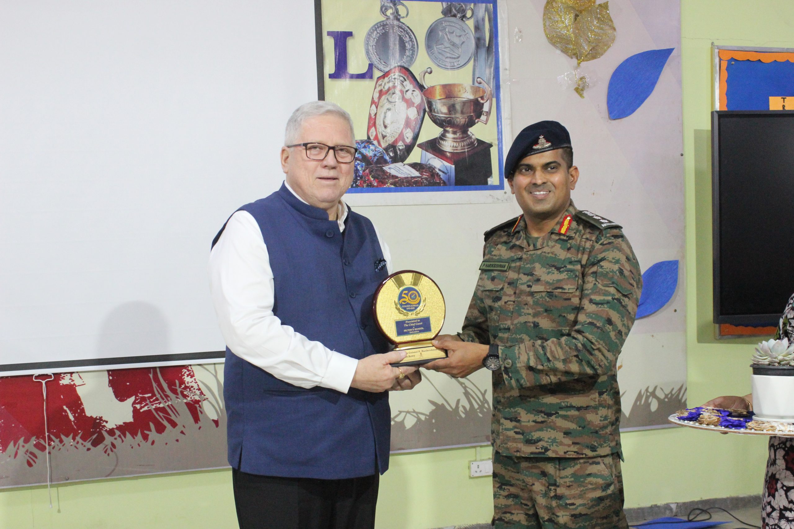 Interaction held with Indian Army at Hilton’s School on ‘Op