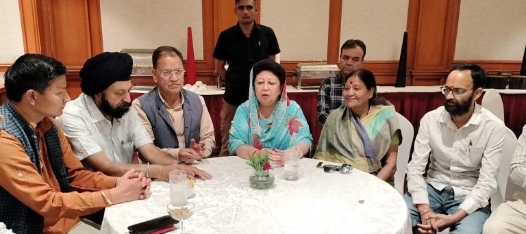 MP Mala Rajyalakshmi Shah upset over absence of BJP office