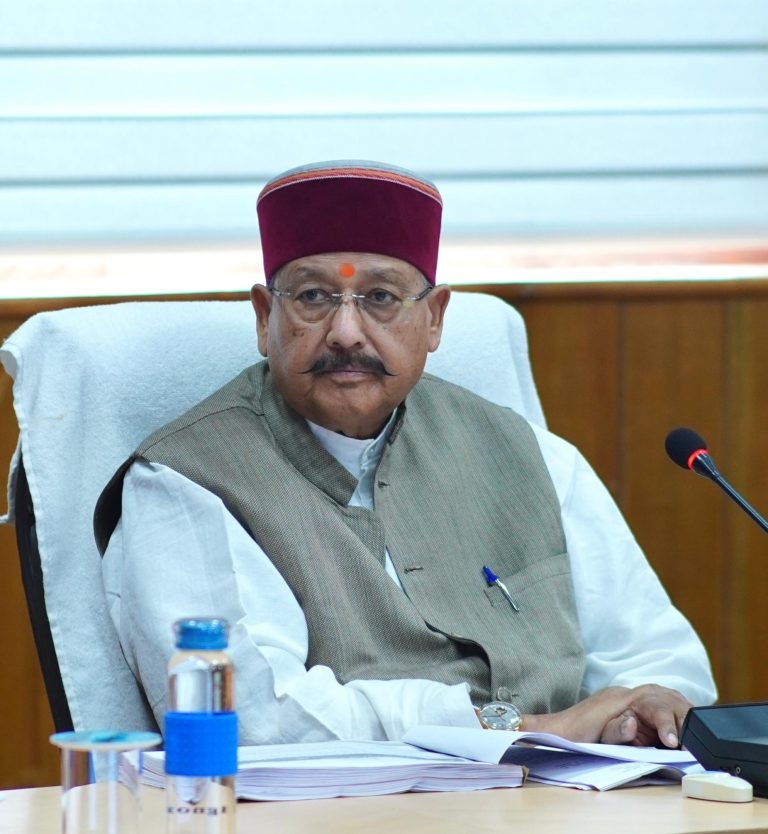 Minister Satpal Maharaj reviews progress of development works in Chaubattakhal
