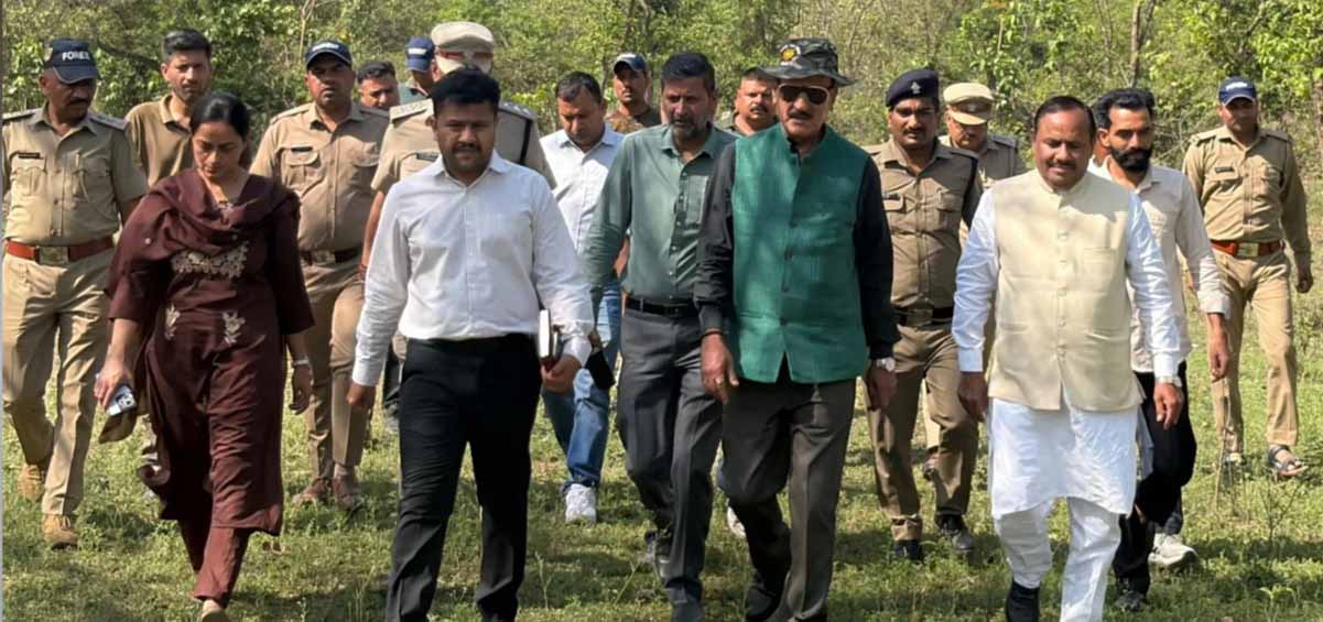 Subodh Uniyal inspects Shyampur range after poaching of 2 tigers