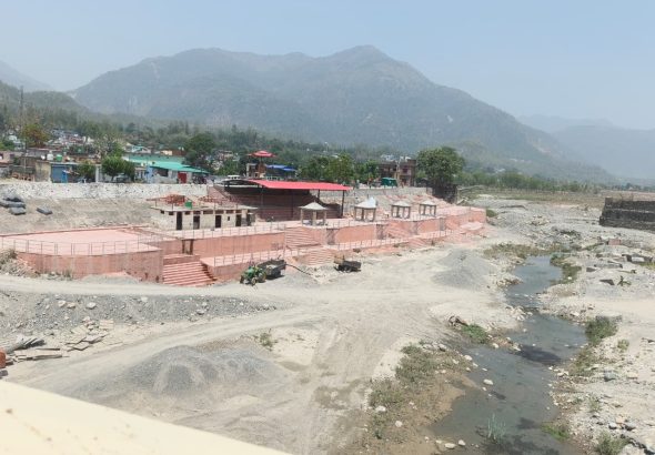 Uttarakhand’s 1st grand Yamuna Ghat near completion at Haripur Kalsi