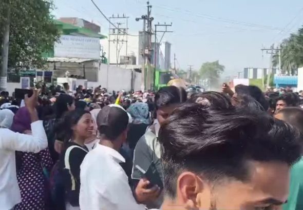 Workers’ protest turns violent in Selaqui industrial area, stone- pelting
