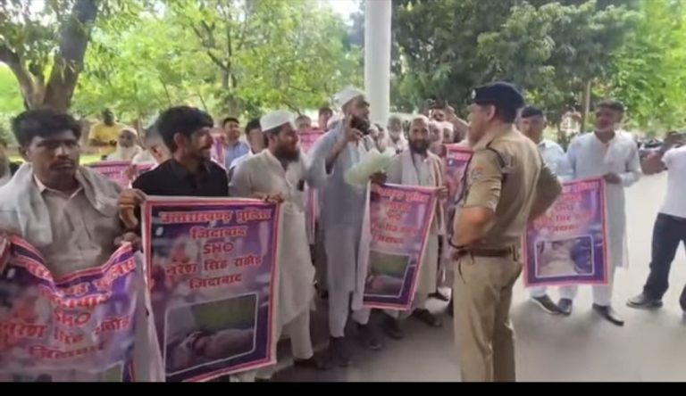 अकरम एनकाउंटर सही: बहादराबाद से मुस्लिम संगठन पहुंचा दून, SSP