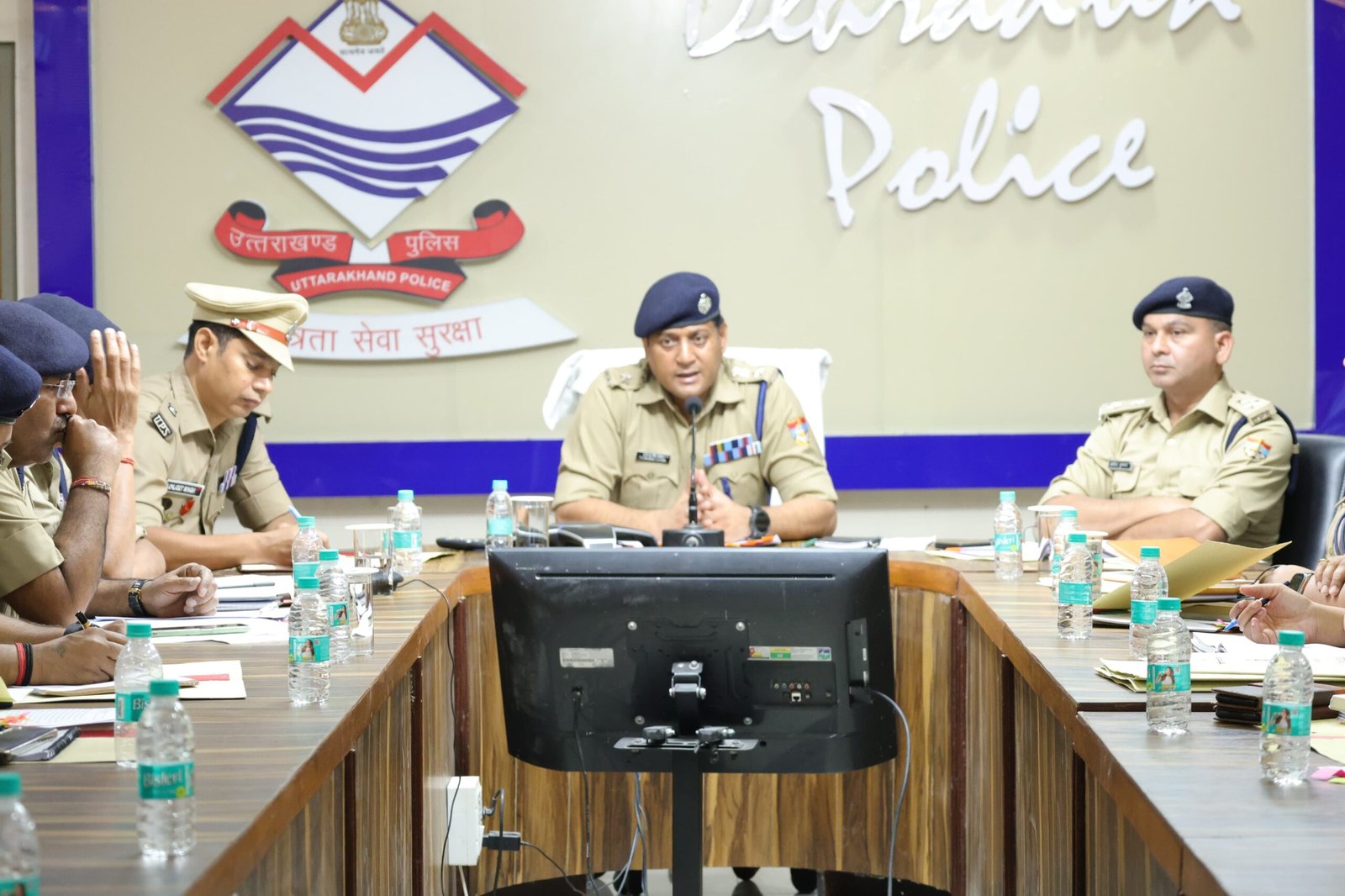 एसएसपी की अपराध गोष्ठी, ट्रैफिक और कानून व्यवस्था पर कड़े