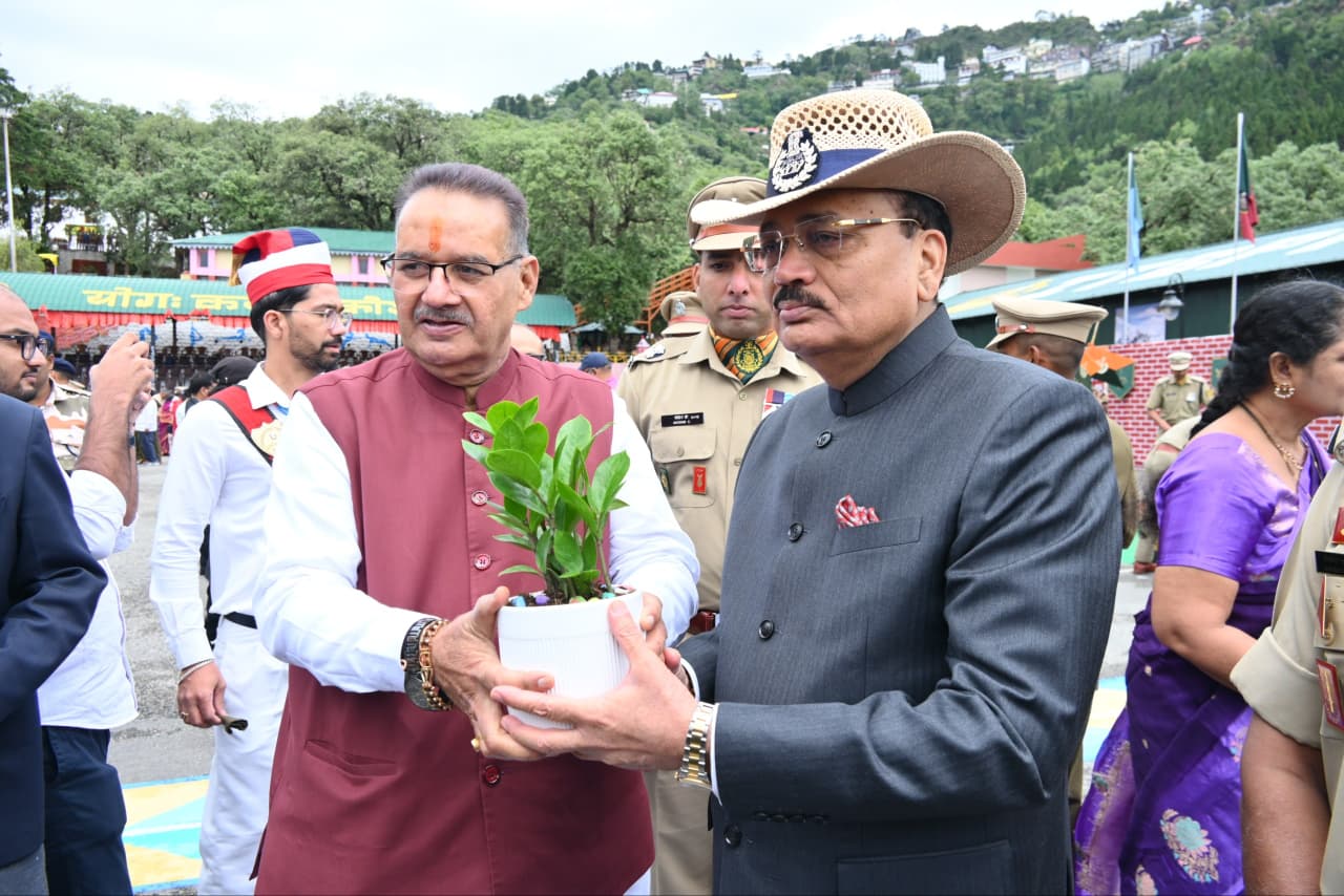 Cabinet Minister Joshi welcomes CJI Justice Surya Kant in Mussoorie