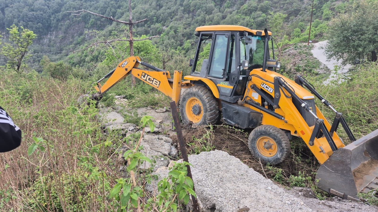 Forest Department undertakes ‘Bulldozer Action’ in Mussoorie