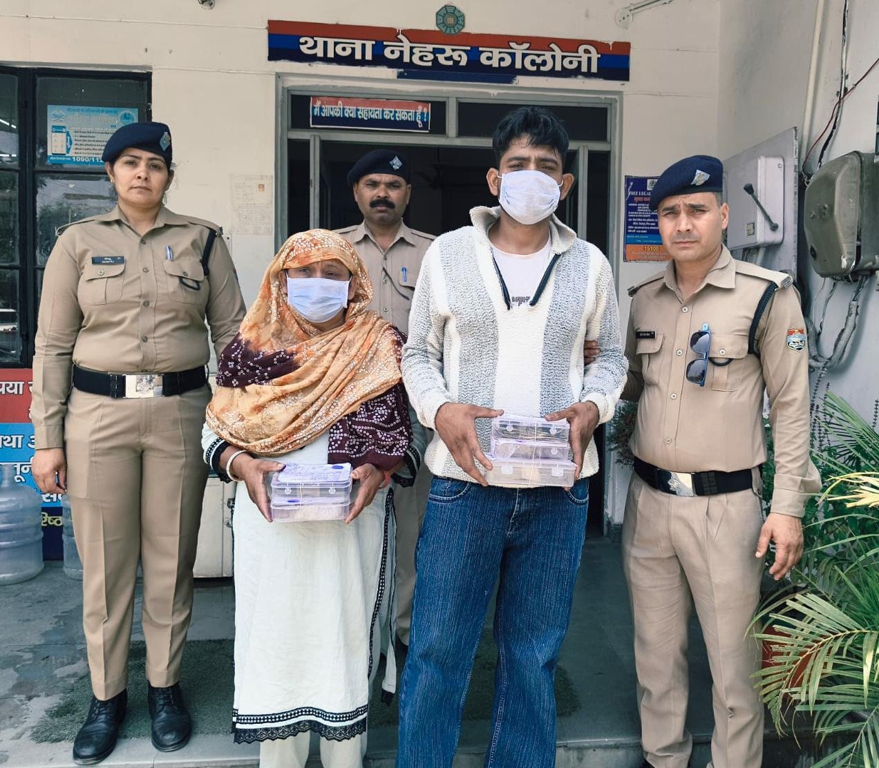 ऑपरेशन प्रहार: मां-बेटे की स्मैक तस्करी का भंडाफोड़, 17 लाख
