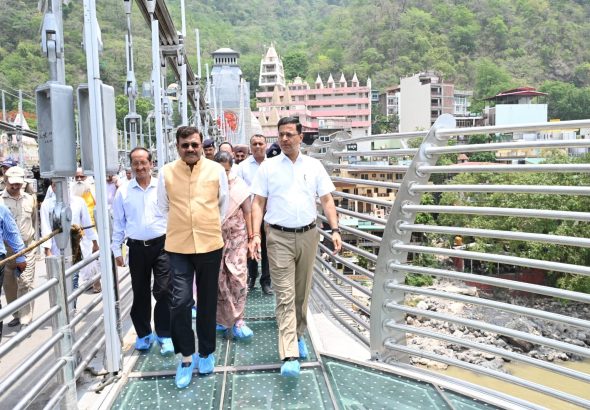 बजरंग सेतु की सुरक्षा व्यवस्था और हिलान्स भोजनालय की प्रगति