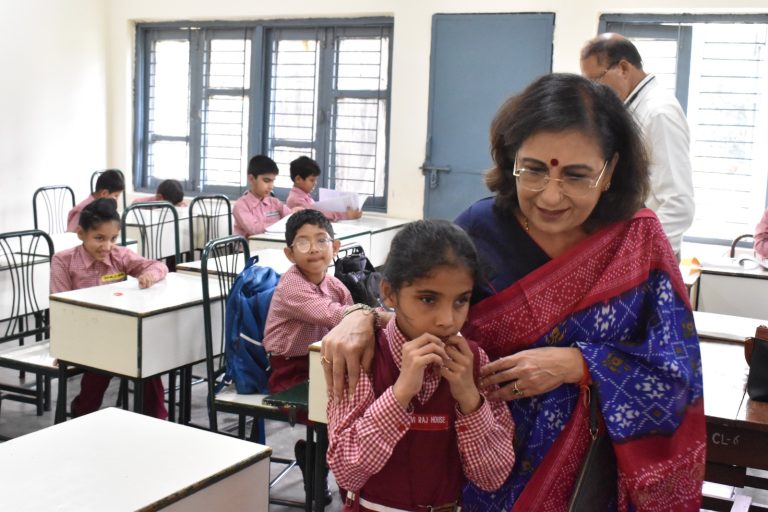 Commission for Protection of Child Rights Chairperson inspects NIEPVD Model