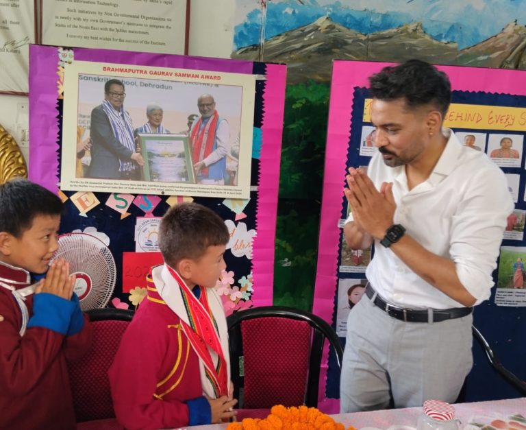 DM Ashish Chauhan enchants tribal children at ITITI academic session