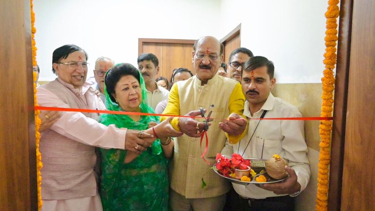 Subodh Uniyal inaugurates colour Doppler Ultrasound facility at Raipur CHC