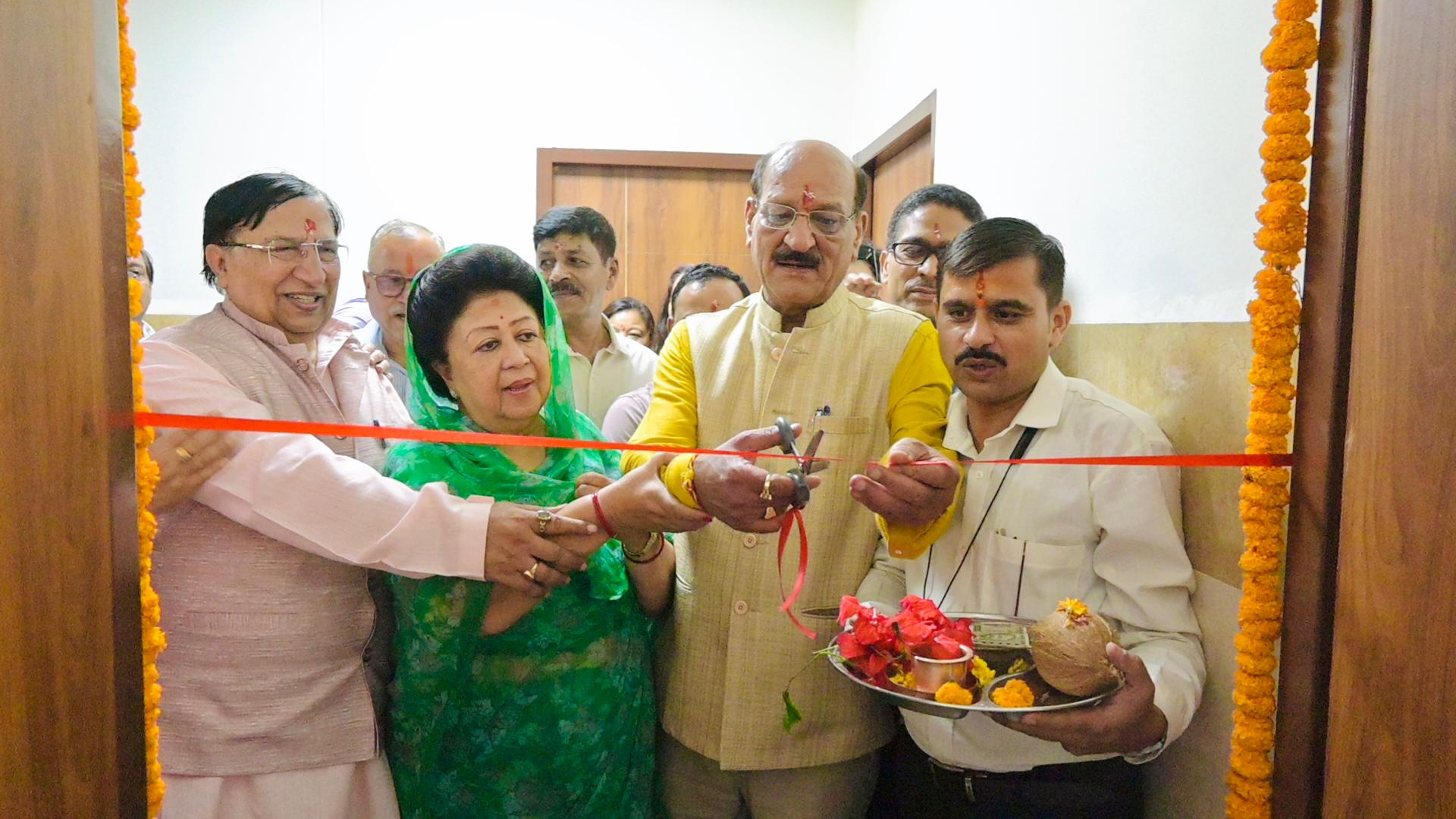Subodh Uniyal inaugurates colour Doppler Ultrasound facility at Raipur CHC