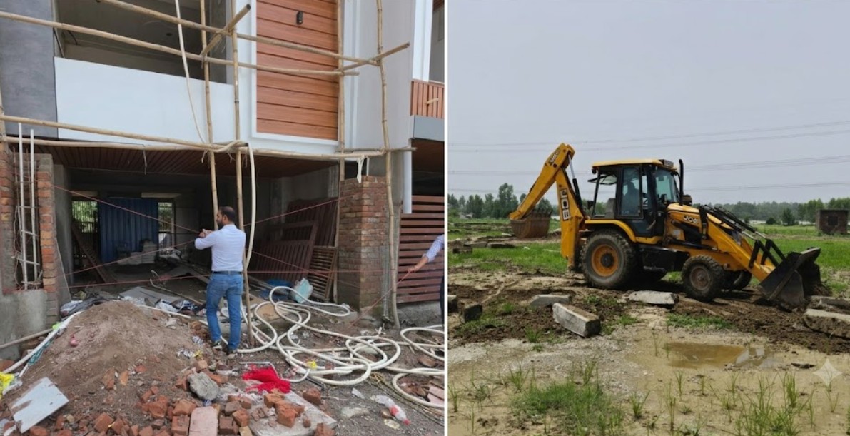 अवैध प्लॉटिंग और निर्माणों पर MDDA का बड़ा एक्शन, 100 बीघा अवैध प्लॉटिंग ध्वस्त, कई बहुमंजिला निर्माण सील