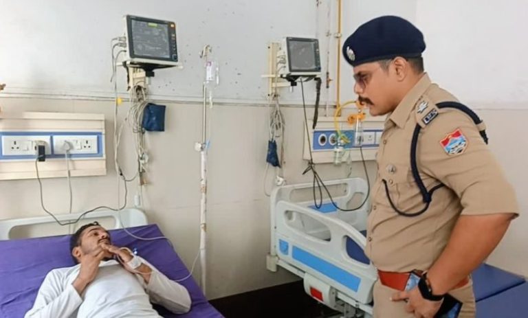 गदरपुर गौकशी मामले का फरार आरोपी पुलिस मुठभेड़ में गिरफ्तार,