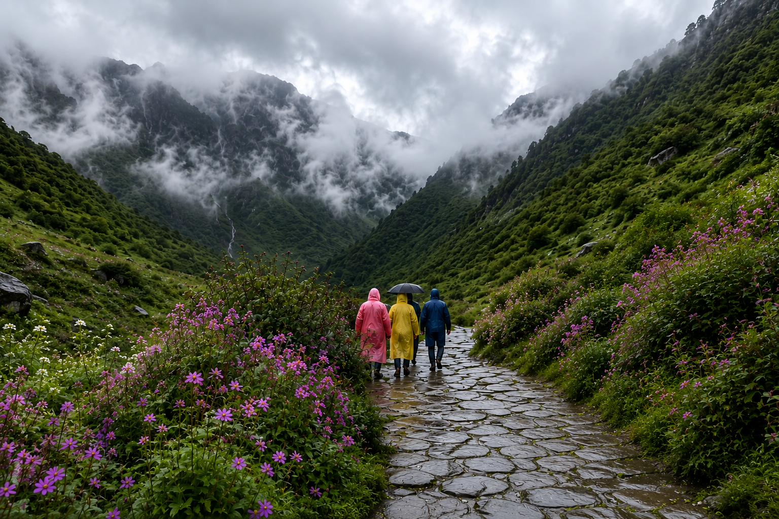 लगातार बारिश के चलते फूलों की घाटी पर्यटकों के लिए बंद, प्रशासन ने सुरक्षा को दी प्राथमिकता