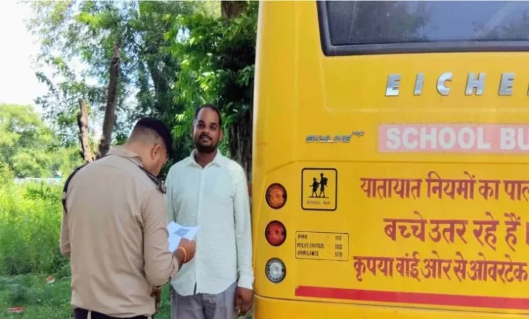 हरिद्वार में स्कूल वाहनों पर परिवहन विभाग की बड़ी कार्रवाई,