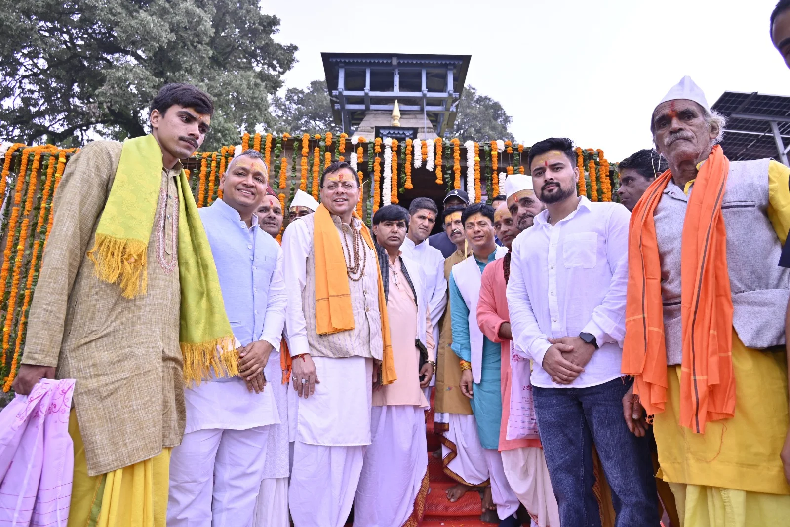 हरेला पर वृद्ध जागेश्वर में गूंजे हर-हर महादेव, मुख्यमंत्री धामी