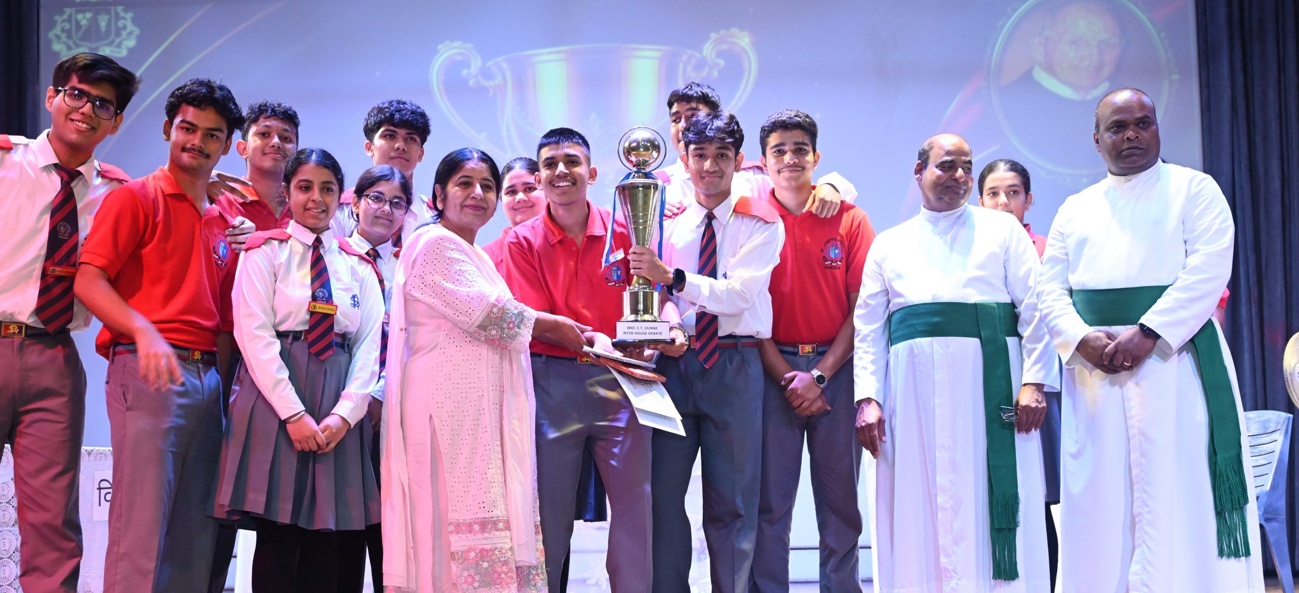 18th Brother ET Dunne Inter-House English & Hindi Debates held at SJA