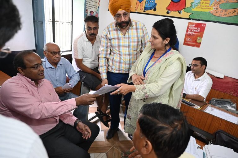 CEO inspects polling stations in Dehradun, orders disposal of notices