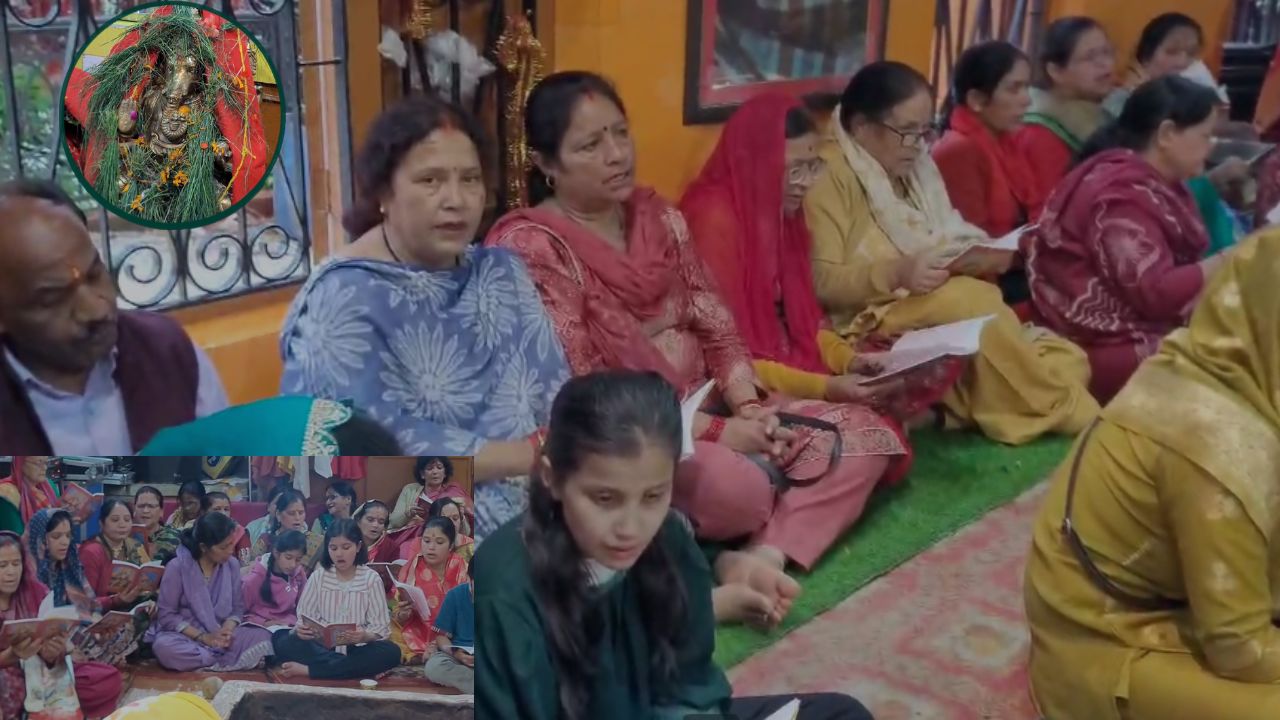 Nainital: सावन माह में पाषण देवी मंदिर में हुआ रुद्राभिषेक